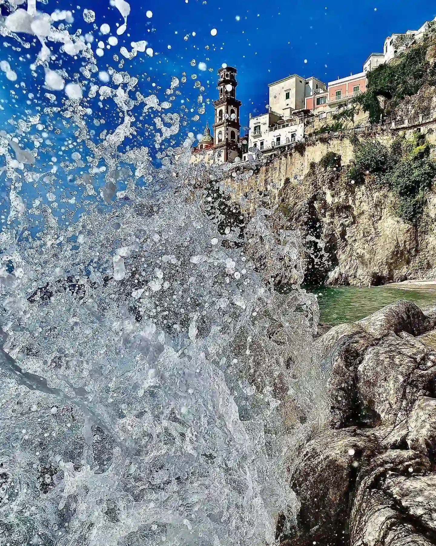 Castiglione beach near Ravello on the Amalfi Coast