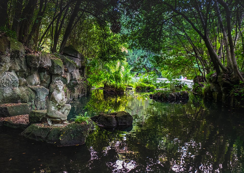 Caserta Royal Palace Private Car Tours - The English Garden of the Royal Palace of Caserta